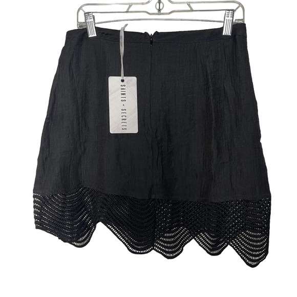 NWT Saints & Secrets Black Short Skirt Size 12 - Picture 4 of 13